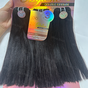 Lot de Cheveux Humains 12A Double Drawn Lisses et Raides, 8'' 10'', Prix Abordable, Offre Spéciale pour Femmes - Product Image 2