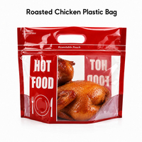 Sacs d'emballage en plastique anti-buée avec fermeture éclair pour poulet rôti chaud et dinde, en stock chez Printon