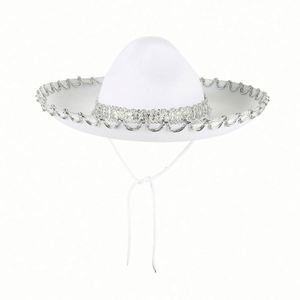 Sombreros de Vaquero Estilo Occidental al por Mayor, Sombreros Fedora de Fieltro de Ala Ancha, Sombreros Fedora de Vaquero con Parte Superior Redonda - Product Image 6