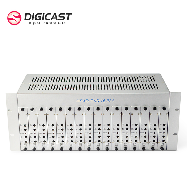 Digicast CATV Headend 24 Channels 24 in 1 Catv Analog Modulator 24ch HDM I AV to Analog RF Fixed Modulator