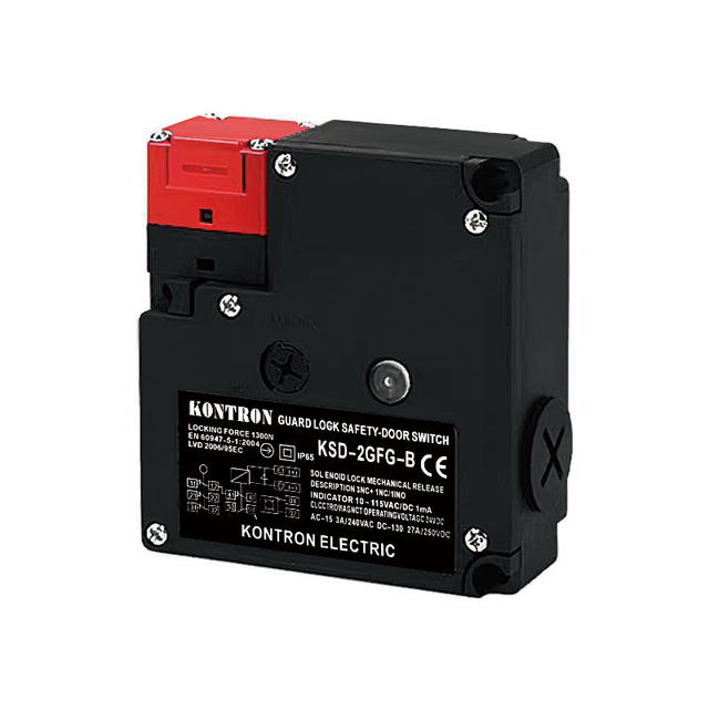 IP65 Industrial Automatic Plastic Switch Electromagnetic Safety Door Switch 10A Maximum Current High Durability Industrial Use