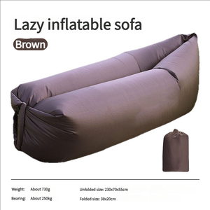 3-thứ hai <span class=keywords><strong>Inflatable</strong></span> lười biếng sofa không có máy bơm không khí cần thiết di động cho cắm trại ngoài trời đi bộ đường dài & bãi biển thư giãn - Product Image 5