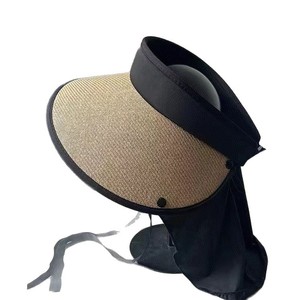 หมวกกันแดดปีกกว้างสำหรับผู้หญิง ปีกกว้าง พับได้ ระบายอากาศได้ดี ป้องกันแสงแดด สำหรับการขี่จักรยาน ใช้กลางแจ้ง - Product Image 4