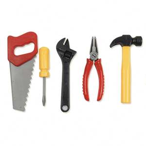 아이 빌더 경력 원피스 옷 소년 건설 노동자 의상 도구 벨트 조끼 모자 HCBC-002 - Product Image 4