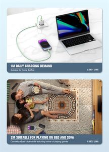 LDNIO LS832 precio más barato al por mayor <span class=keywords><strong>de</strong></span> alta calidad Micro USB Cable <span class=keywords><strong>DE</strong></span> <span class=keywords><strong>DATOS</strong></span> 2M Android V8 Cable <span class=keywords><strong>de</strong></span> línea para Iphone - Product Image 4