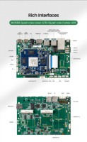RK3588 papan pengembangan 4K SOM dengan sistem Linux ARM Industrial IoT Android Motherboard 3588 SBC