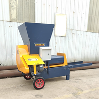 Presse à balles carrées auto-arrêt en bois pour ensilage de maïs 45kg/sac, haute productivité, moteur 3kw, marque ZFTOPA