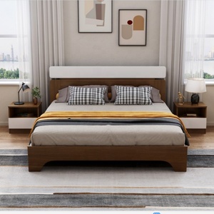 Lit King Queen Size en Bois Massif avec Tiroirs de Rangement – Mobilier Moderne pour Chambre à Coucher – Ensemble de Chambre - Product Image 3