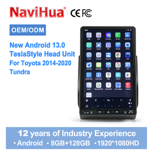 NaviHua รุ่นใหม่ล่าสุด Tesla 16.8 นิ้ว สำหรับ Toyota Tundra ปี 2014-2020 วิทยุติดรถยนต์ระบบ Android หน้าจอสัมผัส เครื่องเล่นสเตอริโอ เครื่องเล่น DVD มัลติมีเดีย - Product Image 3