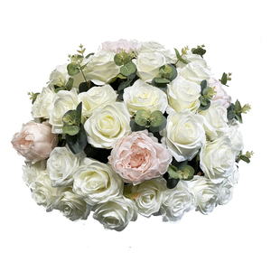 All'ingrosso fiori rosa ortensia palla disposizione <span class=keywords><strong>centro</strong></span> pezzi per la tavola di seta Bouquet floreale per la festa di nozze decorazione per la casa - Product Image 6