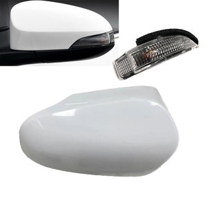 Cubierta Blanca para Espejo Retrovisor Exterior, Carcasa para Espejo Lateral de Puerta con Kit de Luz de Señalización para <span class=keywords><strong>Toyota</strong></span> <span class=keywords><strong>Yaris</strong></span> <span class=keywords><strong>2012</strong></span>-2019 - Product Image 1