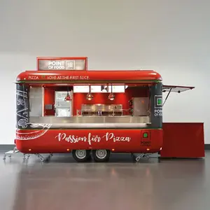 Airstream полностью оборудованный киоск пиццы сладкая кукуруза трейлер киоск