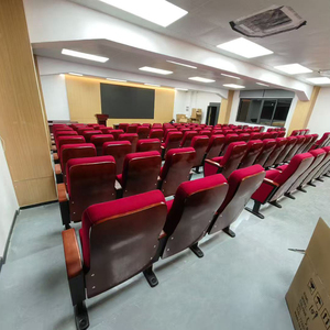 Sièges modernes pour théâtre, auditorium, église, conférence <span class=keywords><strong>avec</strong></span> tablette d'écriture, chaises pliantes en tissu pour l'école et le <span class=keywords><strong>bureau</strong></span> à domicile - Product Image 6