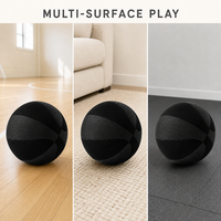 Ballon de basket silencieux en mousse souple Aiju, taille 7/5, pour l'intérieur, idéal pour le divertissement et la récréation, avec couleur et logo personnalisables, nouveauté