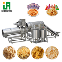Ligne de production entièrement automatique de chips de pommes de terre, machine extrudeuse de snacks de maïs frit, machine à fabriquer des chips et snacks frits