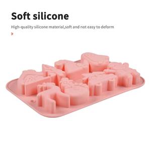 MUYULINS Christmas Factory 8-Cavity Maker LFGB Platinum Non-Stick BPA-Free Silicone Mousse <b>Cake</b> Decorating <b>Mold</b> - Product Image 4