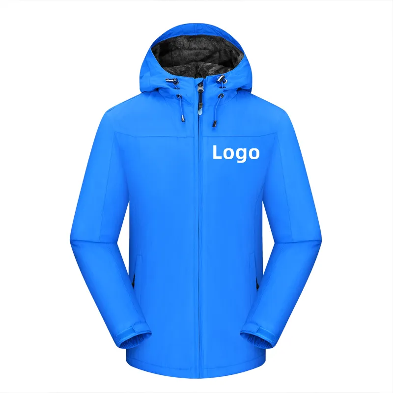 Wholesale Custom Full Zip Up Water Proof Windbreaker Rain Waterproof Fleece Man Softshell Men Outdoor Jackets