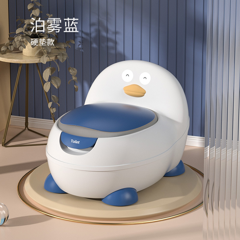 Misty Blue - [Matelas dur] Siège de toilette Pingouin