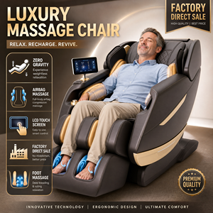 Taijixiang 2026 New Model 8D 3D 4D <b>Zero</b> <b>Gravity</b> Chair Shiatsu <b>Recliner</b> with Airbags and Heat - Product Image 1