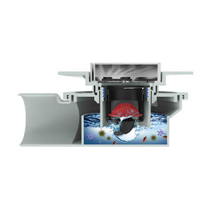 Modèle personnalisable anti-odeur en acier inoxydable Canal de <span class=keywords><strong>siphon</strong></span> de <span class=keywords><strong>douche</strong></span> linéaire en plastique avec <span class=keywords><strong>siphon</strong></span> - Product Image 3