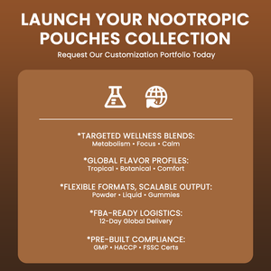 Polvere Nootropica alla Caffeina |   Integratore Energetico per Adulti con Criniera di Leone, Alpha-GPC e L-Teanina per la Salute Immunitaria e Cerebrale - Product Image 2