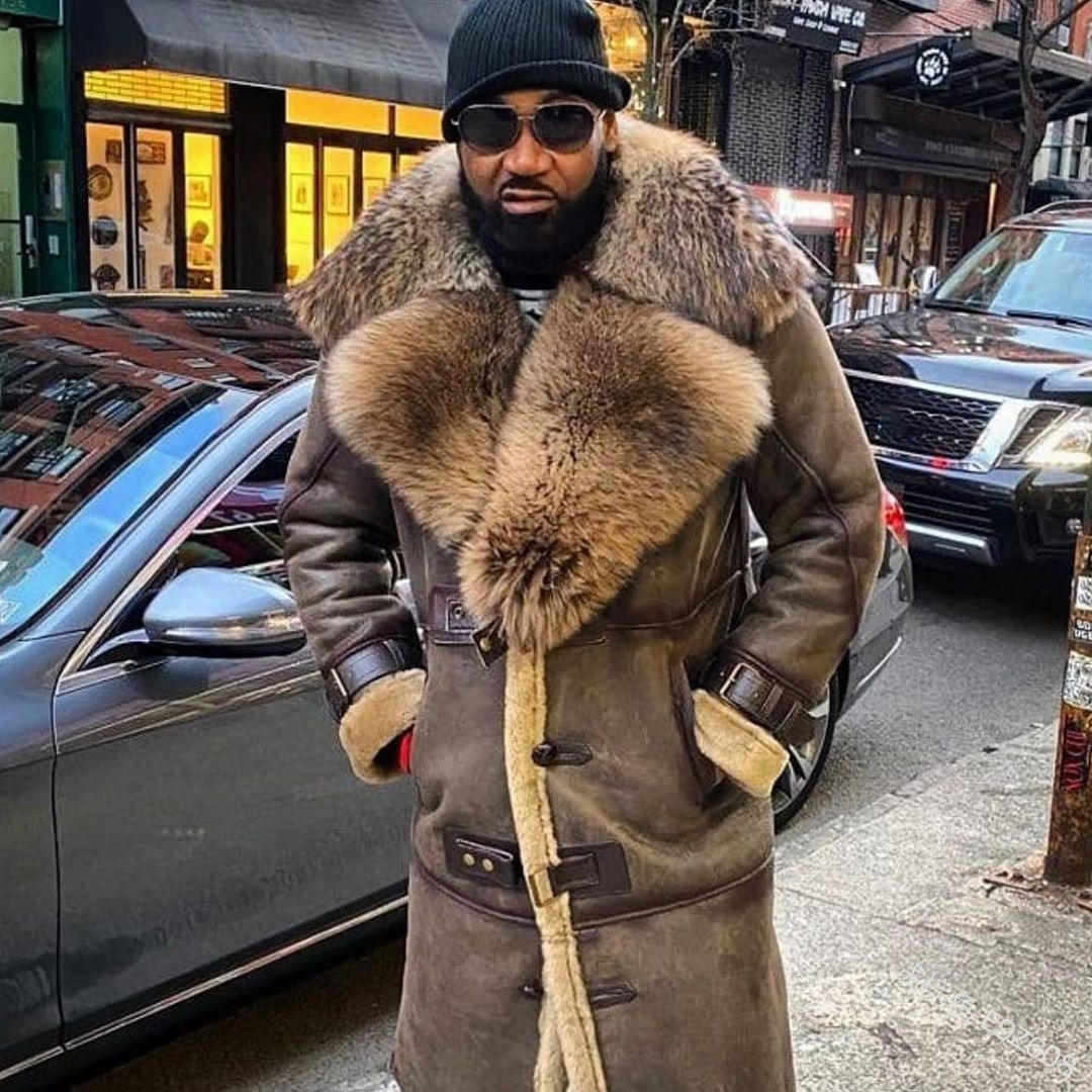 shearling fur jacket