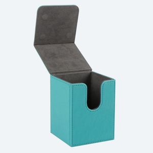 Boîte à cartes à chargement par le haut FX minimaliste à motif damier avec aimant puissant pour jeux de cartes à collectionner, en cuir PU professionnel - Product Image 2