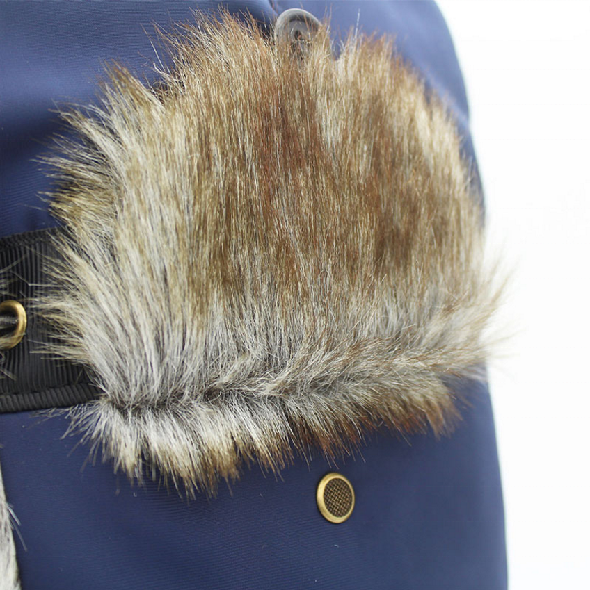 Chapeau Chapka Vintage En Fausse Fourrure Marron - Taille 57, Occasion, Style Rétro