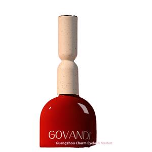 2024 Govadni nouvelle série rouge vernis à <span class=keywords><strong>ongles</strong></span> colle 6 couleurs pour noël nouvel an LED Source de lumière transfrontalière petit ensemble bouteille - Product Image 5