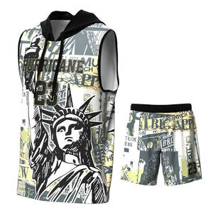 Personnalisé 7on7 Maillot de Football Sublimation Spandex Polyester Conception à Capuche Chemises de Football d'Équipe Sans Manches - Product Image 2