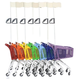 <span class=keywords><strong>Carrello</strong></span> spesa pieghevole in acciaio <span class=keywords><strong>per</strong></span> <span class=keywords><strong>bambini</strong></span>, giallo e colorato, con ruote in PU da 4 pollici, protezione anticorrosione, personalizzabile, mini trolley - Product Image 2