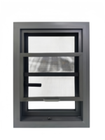 Ventanas Abatibles de Aluminio Premium con Aislamiento Térmico y Antimoho, Vidrio Templado, Acero Inoxidable, Insonorizadas, para Exteriores y Baños