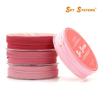 2mm Polyester Longe Fil Rond Perles Cordon Bijoux Accessoires Tressé Bracelet Corde Collier Matériel