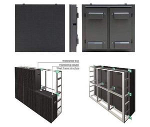 130-дюймовый уличный LED-экран для рекламы в розничных магазинах и ресторанах, видеостена 1,6x2,88 метра для трансляций футбольных матчей и спортивных событий, <span class=keywords><strong>P3</strong></span> LED-экран - Product Image 5