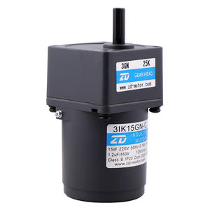 Motor de Inducción ZD de 15W, 220V, 50Hz, Monofásico, con Cabezal de Engranajes 3IK15GN C, Reductor de Velocidad, Montaje Vertical - Product Image 4