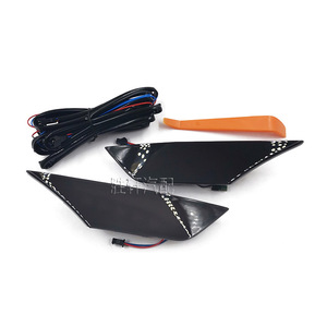 Honda Civic 10th Gen LED <b>Daytime</b> <b>Running</b> <b>Light</b> Turn Signal Lamp Set Transparent Smoked Black ABS Material - Product Image 2
