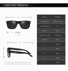 DUBERY 2025 Women Designer Blue Frame Sunglasses Fashion Sun <strong>Glasses</strong> with Clear Frame European Style Gafas De Sol Manufacturer - Product Image 5