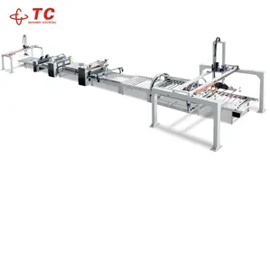 TC company use for Door/Floor/Wall/Furniture Hot Selling Fully automatic flat panel laminating machine