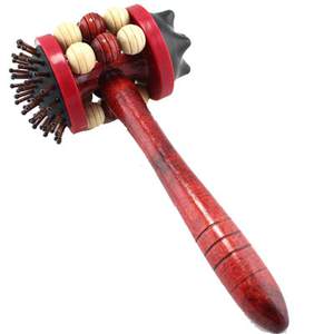 Martillo de masaje Promise de 35x12 cm, rodillo de madera para masaje de percusión para todo el cuerpo, hombros y cuello - Product Image 2