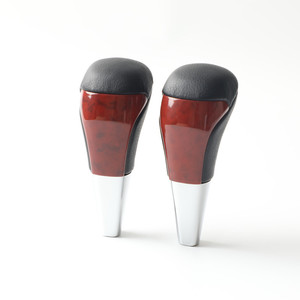 Palanca de Cambios de Coche, Ergonómica, de Madera de Melocotón Roja y Cuero, para Toyota Hilux Fortuner 2005-2016 - Product Image 5