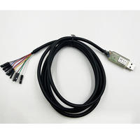 FTDI Cable adaptador serie USB a UART de alta velocidad con LED electrónicos integrados 5V 1,8 m 6FT