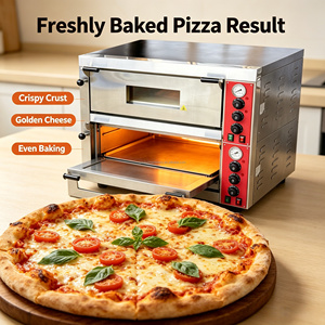 <span class=keywords><strong>Four</strong></span> à pizza électrique commercial avec pierre rotative pour restaurant – Machine à cuire professionnelle en promotion - Product Image 5