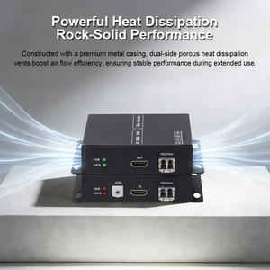 Extenseur de <span class=keywords><strong>fibre</strong></span> <span class=keywords><strong>optique</strong></span> <span class=keywords><strong>HDMI</strong></span> 4K60Hz 10KM Transmission monomode Gestion EDID Audio 7.1 non compressé Convertisseur <span class=keywords><strong>HDMI</strong></span> vers <span class=keywords><strong>fibre</strong></span> 4K - Product Image 2