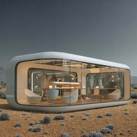 Chine Usine Fabriqué Modulaire Apple Cabine Maison Capsule Chambre Excellentes Maisons Préfabriquées en Conteneur avec Panneau Sandwich pour Tente