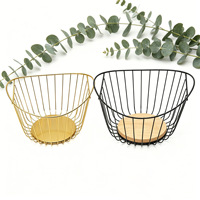Smeedijzeren fruitplateau Scandinavische stijl eenvoudige moderne woonkamer huisdecoratie fruitmand
