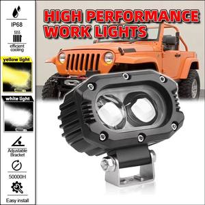 Barra de Luz LED de Trabajo de 4 Pulgadas, 20W, Luz Deportiva LED, Faros Delanteros <span class=keywords><strong>para</strong></span> Motocicleta, 6000K 3000K, Lámpara Antiniebla <span class=keywords><strong>para</strong></span> Auto, IP68, 12V, Luz Deportiva LED - Product Image 2