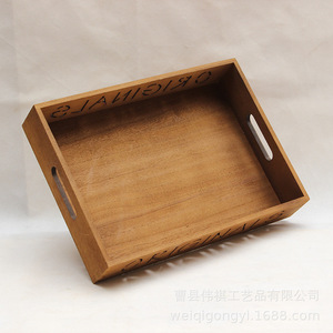 Originals Wooden <b>Storage</b> <b>Tray</b> Rectangle Multifunction Office Organizer Unfinished - Product Image 4