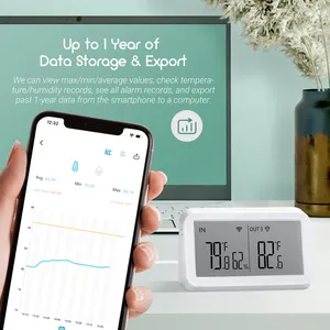 Termómetro de Piscina WiFi <span class=keywords><strong>INKBIRD</strong></span>, Termómetro Inalámbrico para Jacuzzi de 300 pies, Registrador de Datos WiFi para Jacuzzi, Piscina, Bañera - Product Image 4