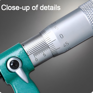 Micrometri Esterni Metrici in Metallo Insize 3203-25A 3203-50A 3203-75A 3203-100A con Risoluzione 0,001mm - Product Image 2