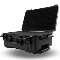 Boîtier de transport pour équipement et instruments, pour le rangement de câbles/fils, transport audio, en plastique durable, antichoc et anti-poussière